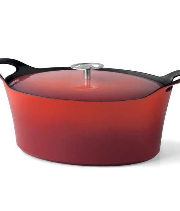 Cocotte ovale 29 cm en...