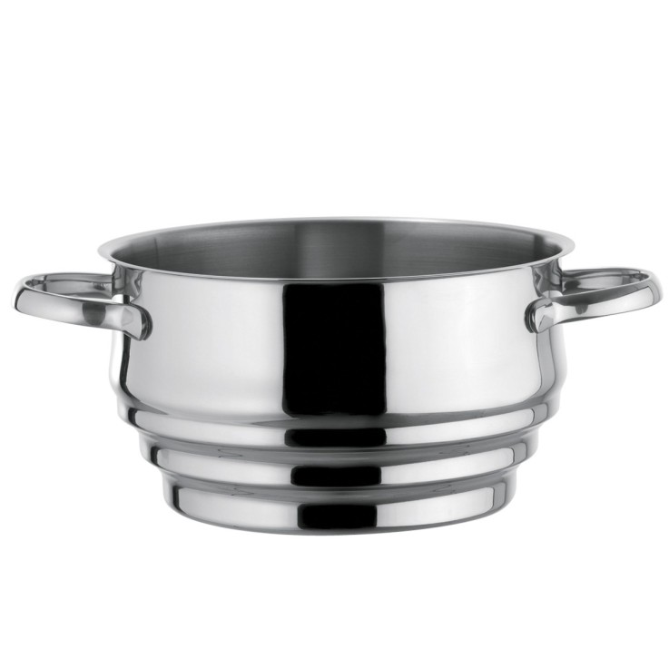 1 faitout inox 24 cm, 1 couvercle et 1 cuit vapeur Universel
