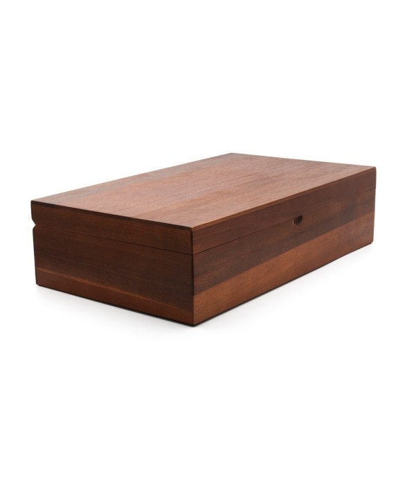 Coffret à thé bois d'acacia...