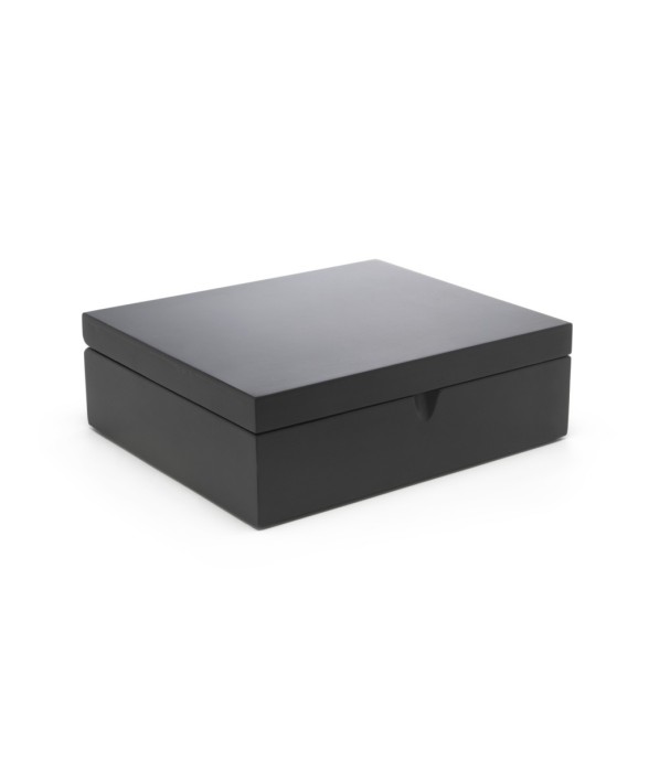 Coffret noir avec 6 boîtes...