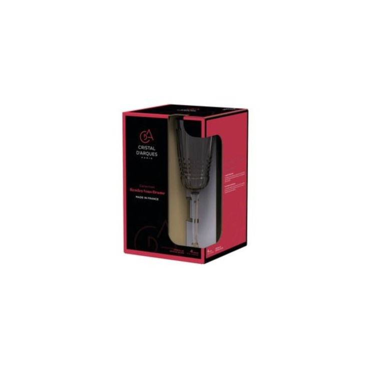 Lot de 4 flûtes 17 cl