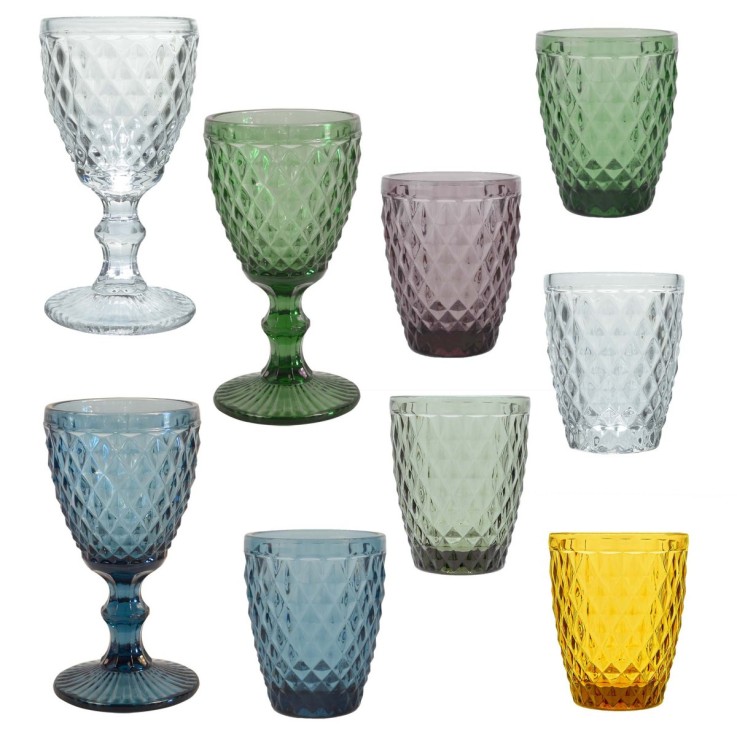 6 verres à pied 20cl