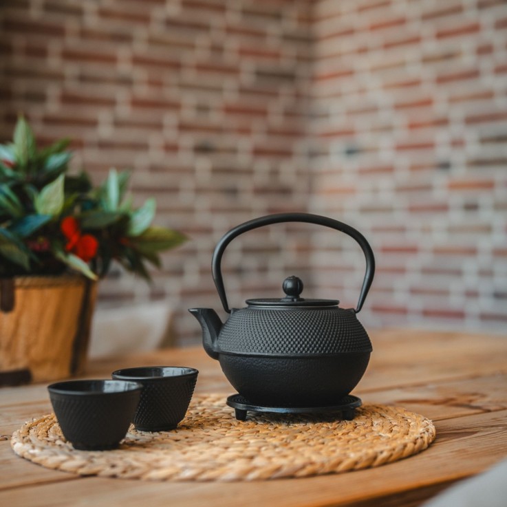 Set de 2 tasses à thé en fonte