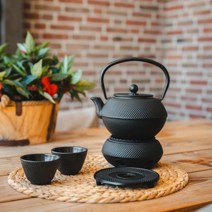 Set de 2 tasses à thé en fonte