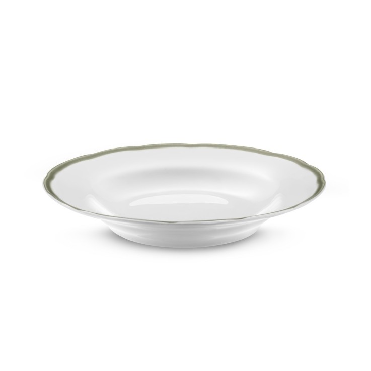 Service Scala Vert 18 pièces en porcelaine