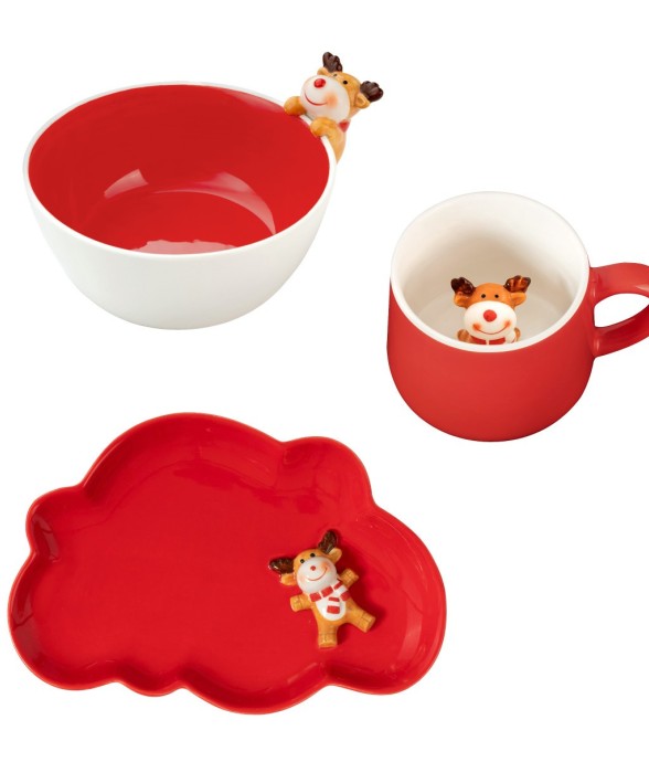 Lot de vaisselle 3 pièces...