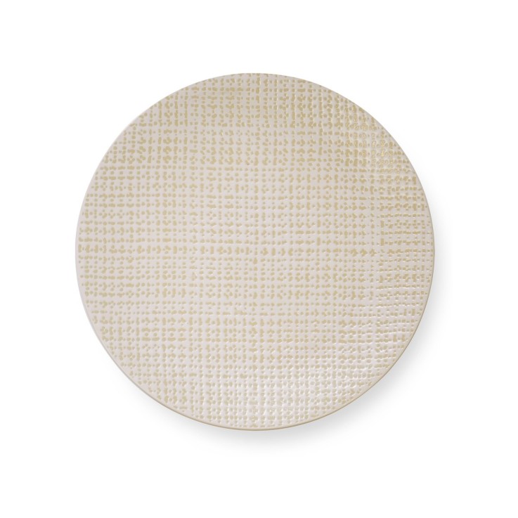 Service Tweed Ivoire 18 pièces en grès