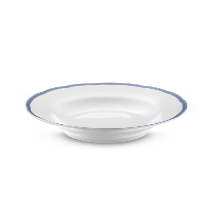 Service Scala Bleu 18 pièces en porcelaine