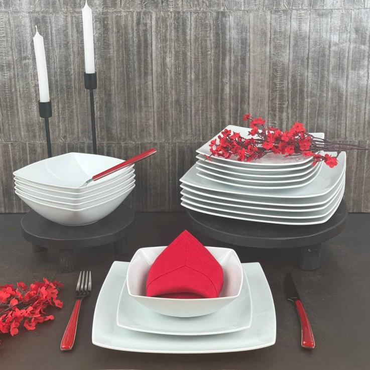 Service Kansai 18 pièces en porcelaine