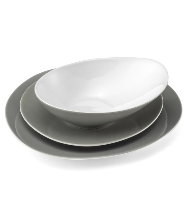 Service Sven Gris 18 pièces...