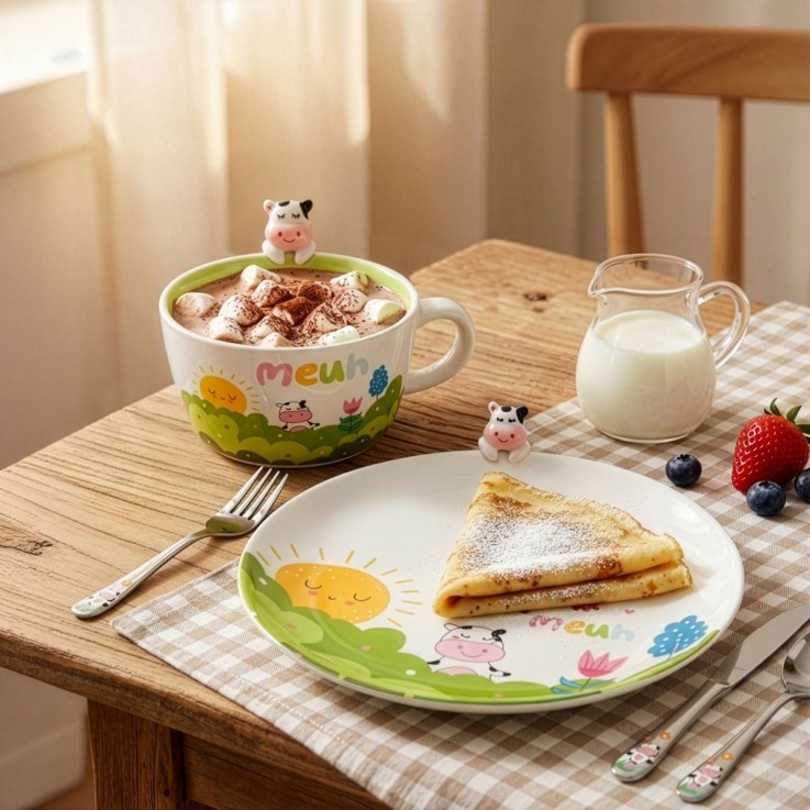 Coffret de vaisselle 3 pièces pour enfant