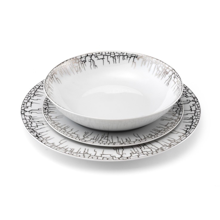 Service Club 18 pièces en porcelaine