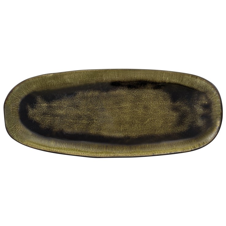 Plat long grand modèle Nomad 35.5 cm (lot de 2) en grès