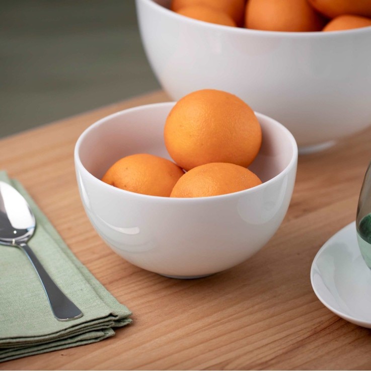 Saladier boule 17.5 x 10cm Côme en porcelaine