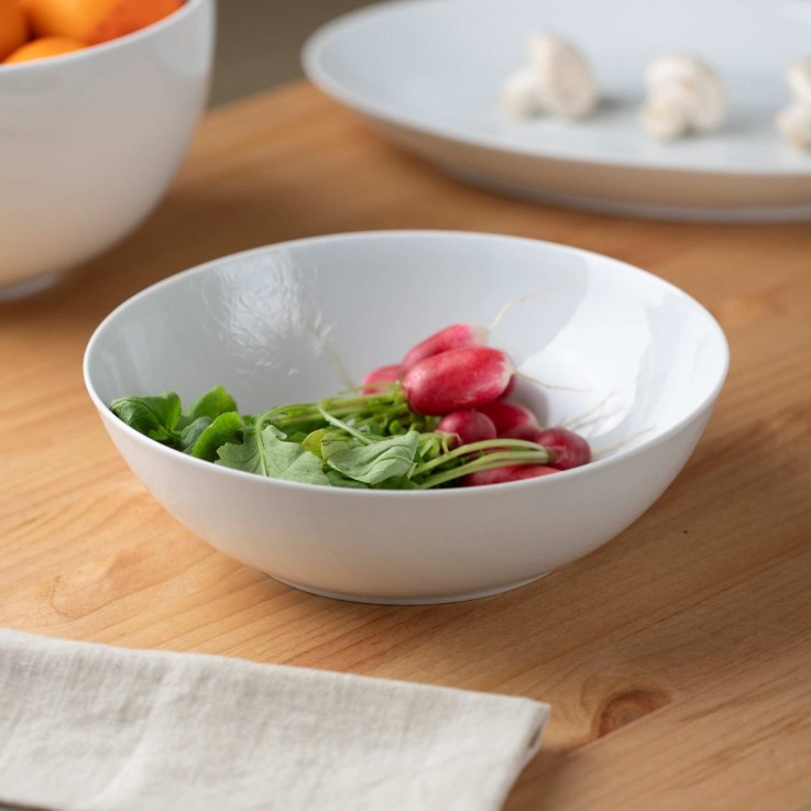 Saladier Côme 25 cm en porcelaine