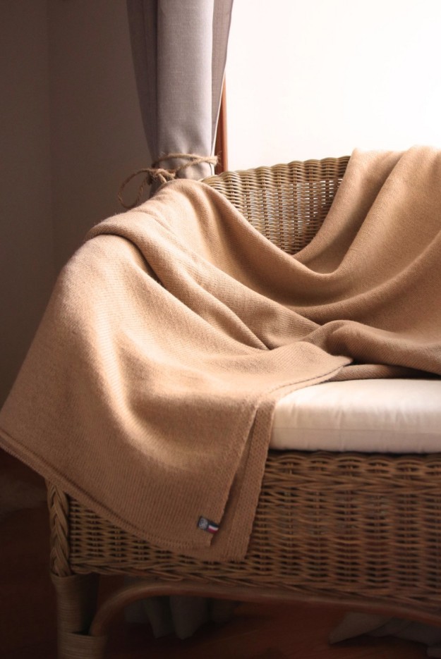 Plaid Montpellier Laine mérinos extra fine