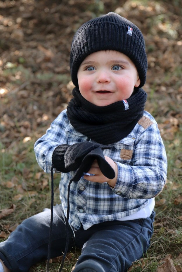 Moufles enfant Perinne Laine mérinos
