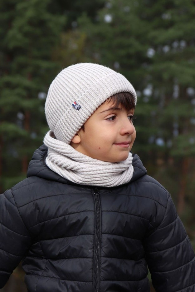 Tour de cou enfant Perinne Laine mérinos