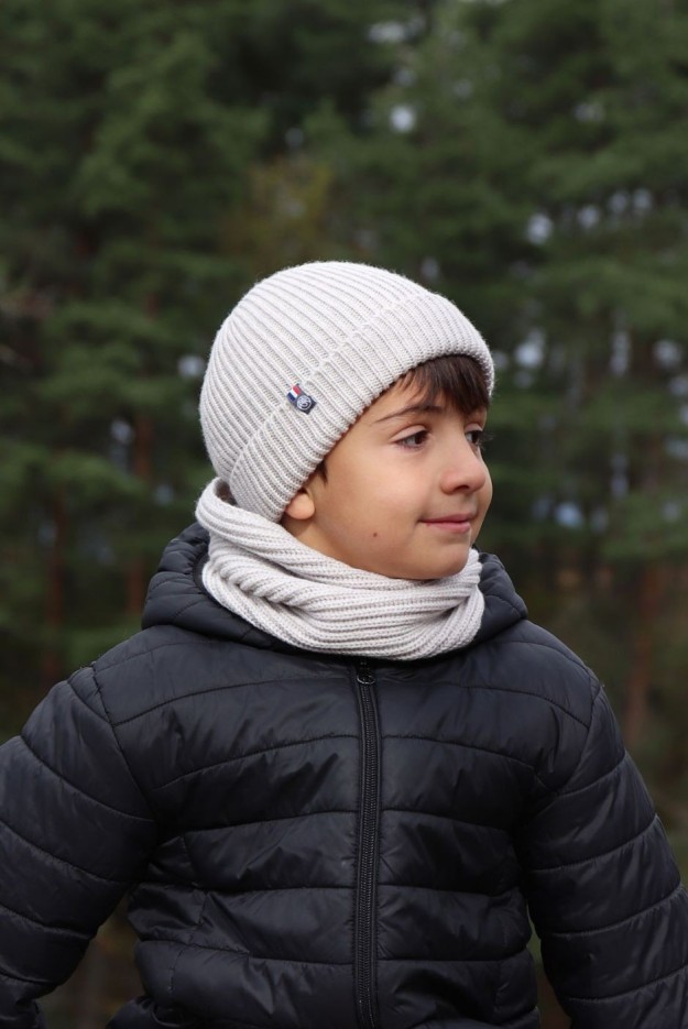 Bonnet enfant Perinne Laine mérinos