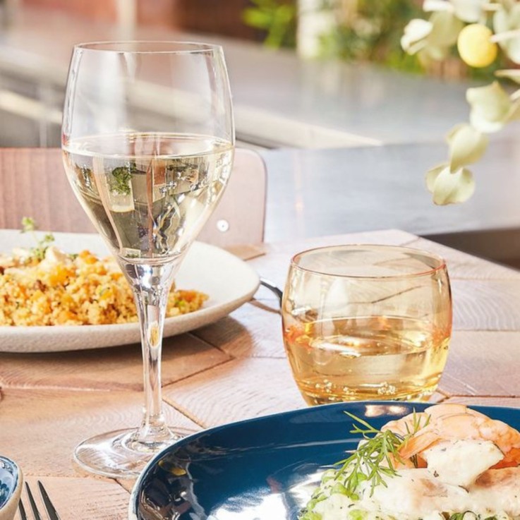 6 verres à pied 25 cl