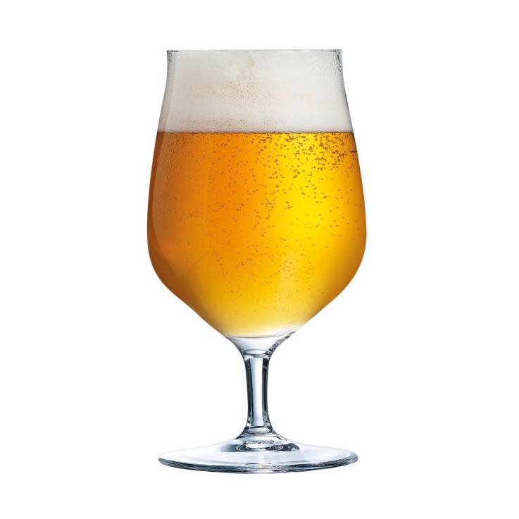 6 verres à pied Bière 37cl