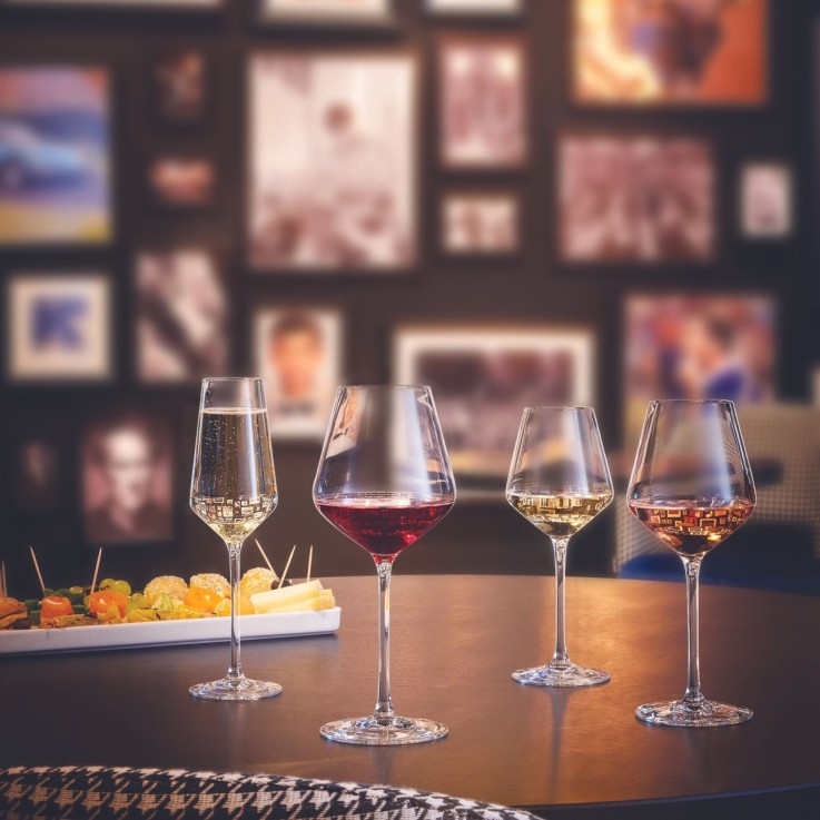 6 verres à pied 38 cl