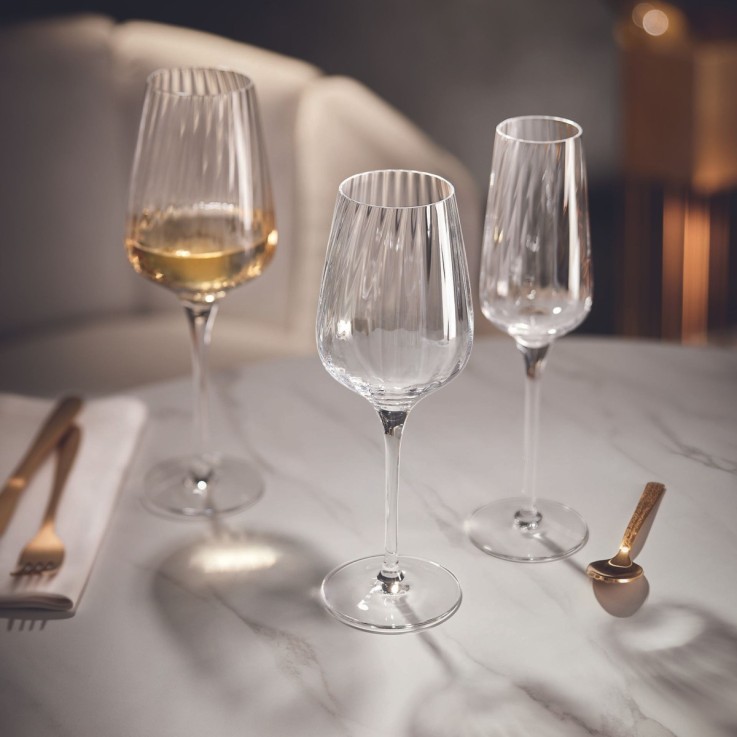 6 verres à pied 55 cl