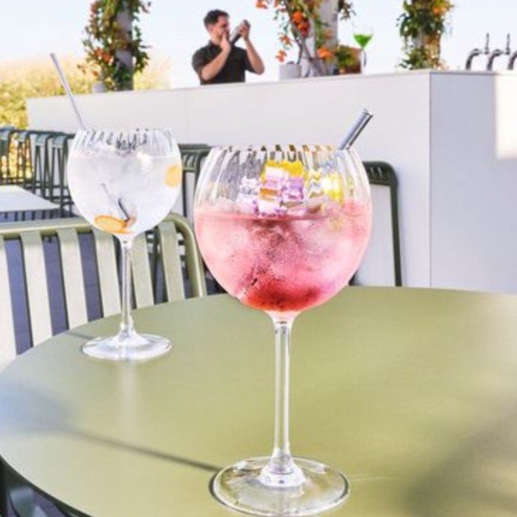 6 verres à pied 58 cl