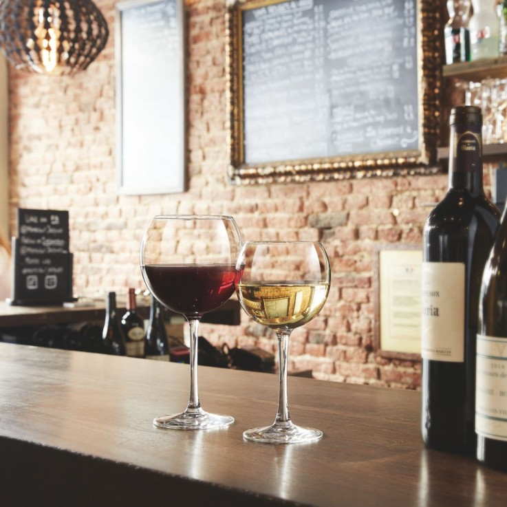 6 verres à pied ballon 35 cl