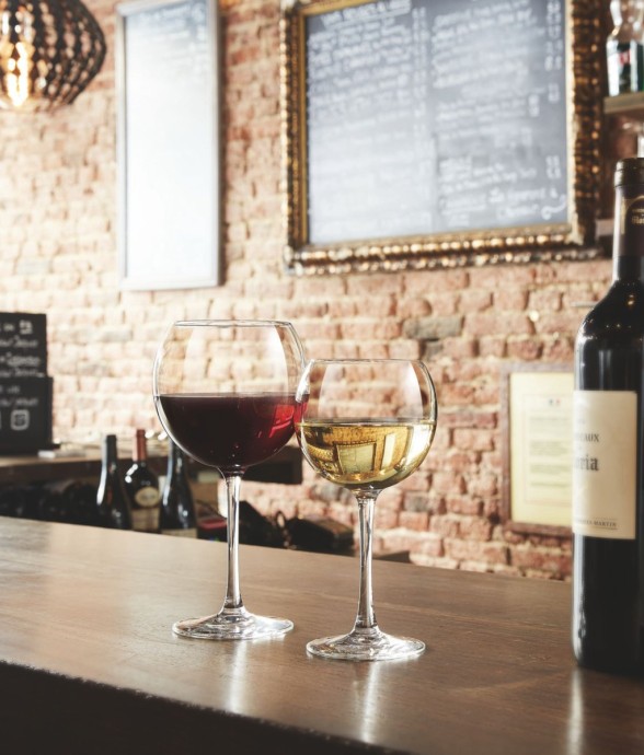 6 verres à pied ballon 35 cl