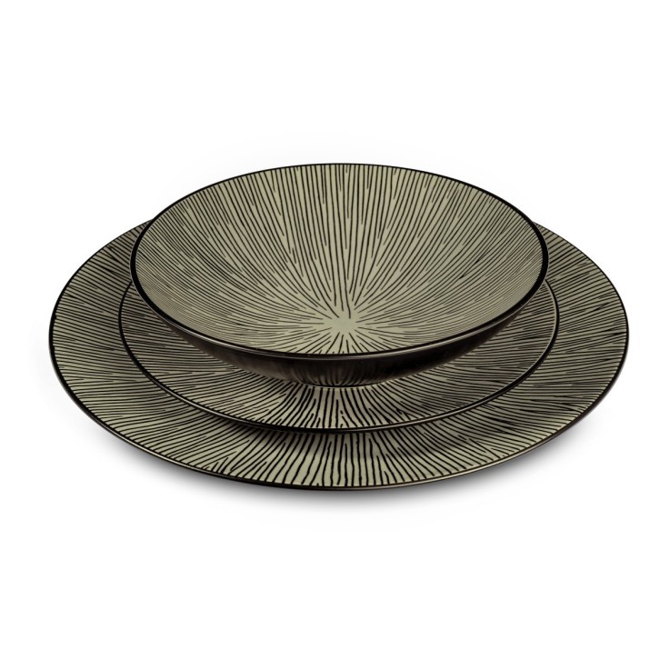 Service Pop 18 pièces en porcelaine