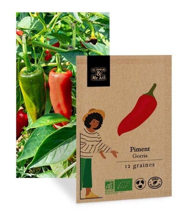 Piment Gorria - Graines bio