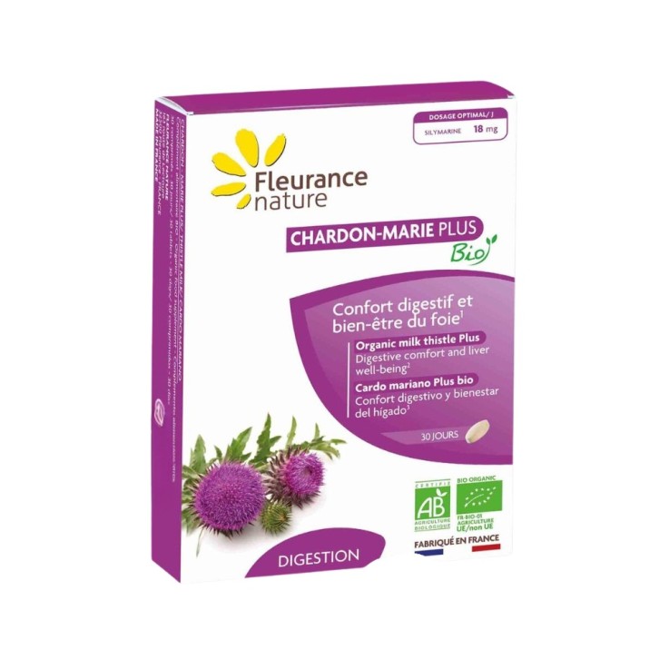 Chardon Marie PLUS digestion facilitée (30 gélules) Bio
