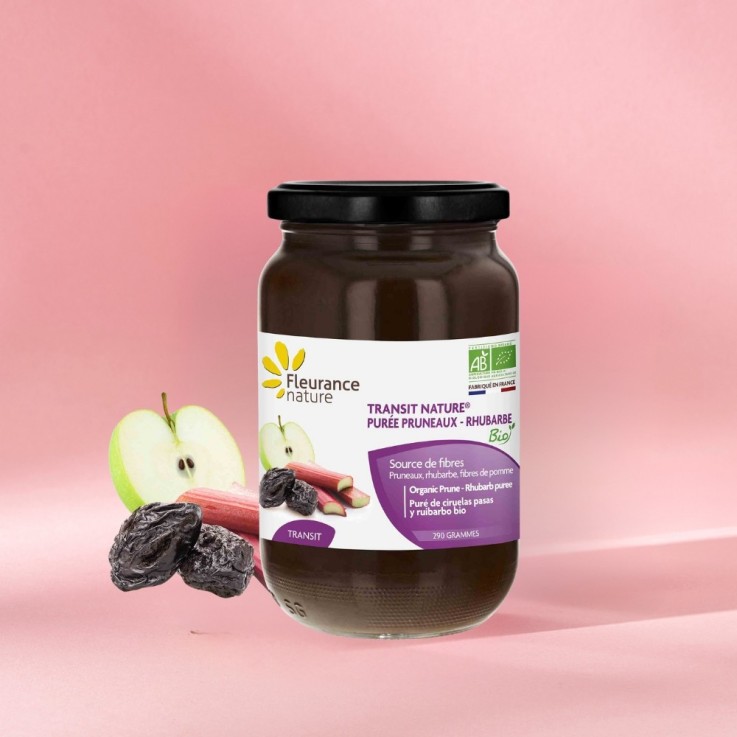 Transit Nature® Purée de pruneaux et rhubarbe - Transit facilité (290g) Bio