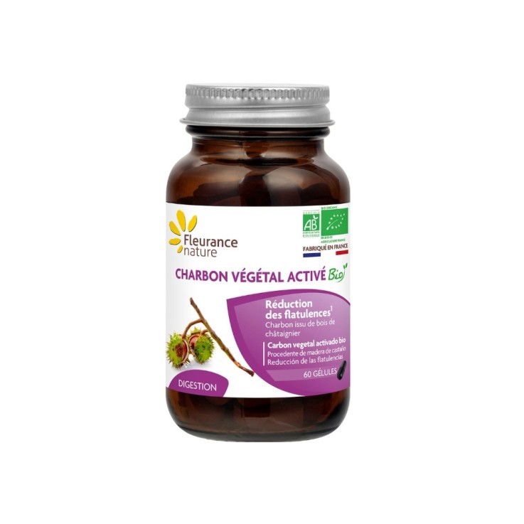Charbon végétal activé Digestion (60 gélules) Bio
