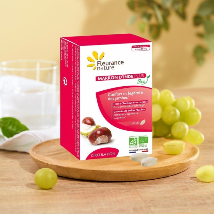 Marron d'Inde PLUS Jambes légères (45 comprimés) Bio