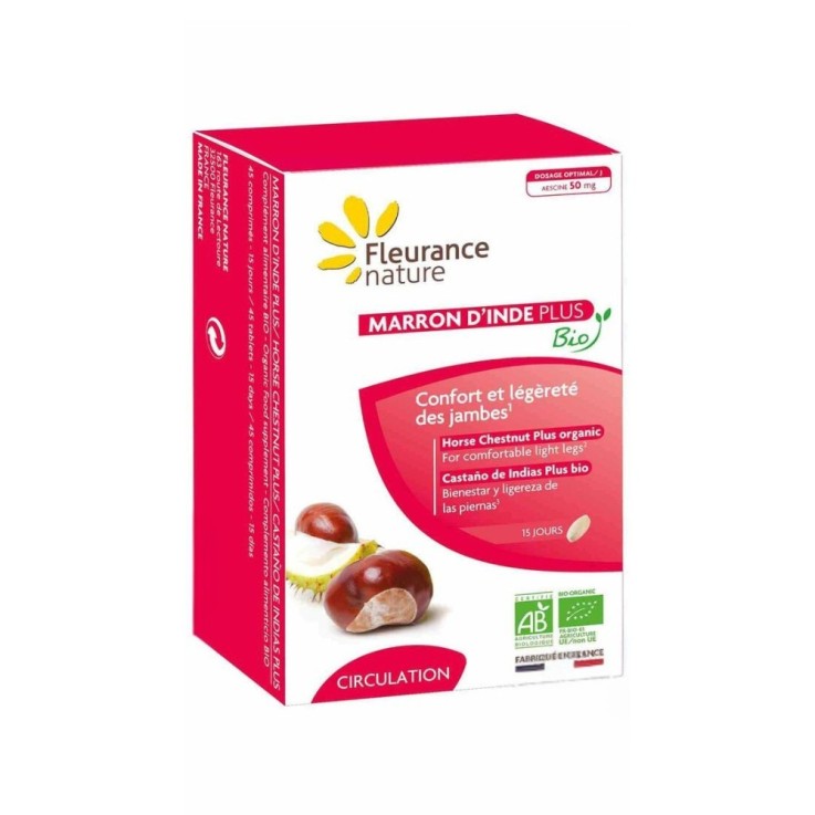 Marron d'Inde PLUS Jambes légères (45 comprimés) Bio