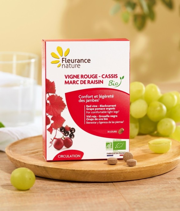 Vigne rouge, cassis, marc...