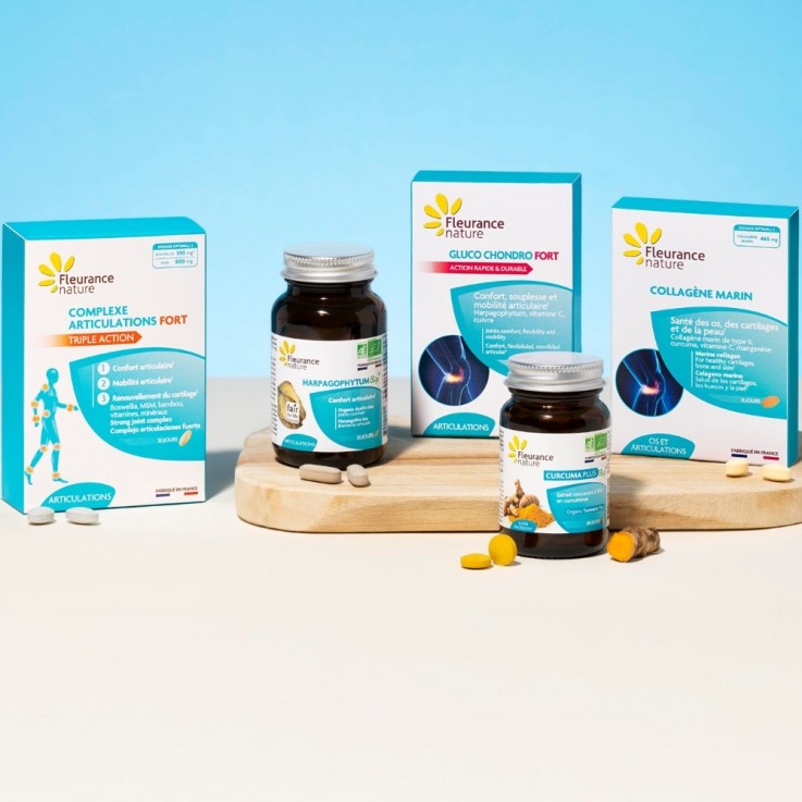 Curcuma PLUS (60 jours) - Articulations, Digestion, Défenses et Antioxydants (60 comprimés) Bio