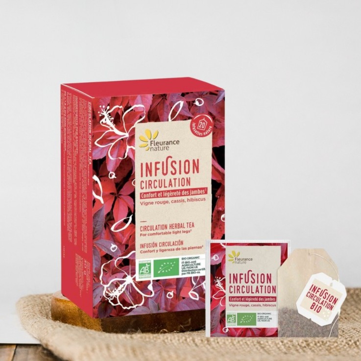 Infusions Circulation Jambes légères (20 infusettes) Bio