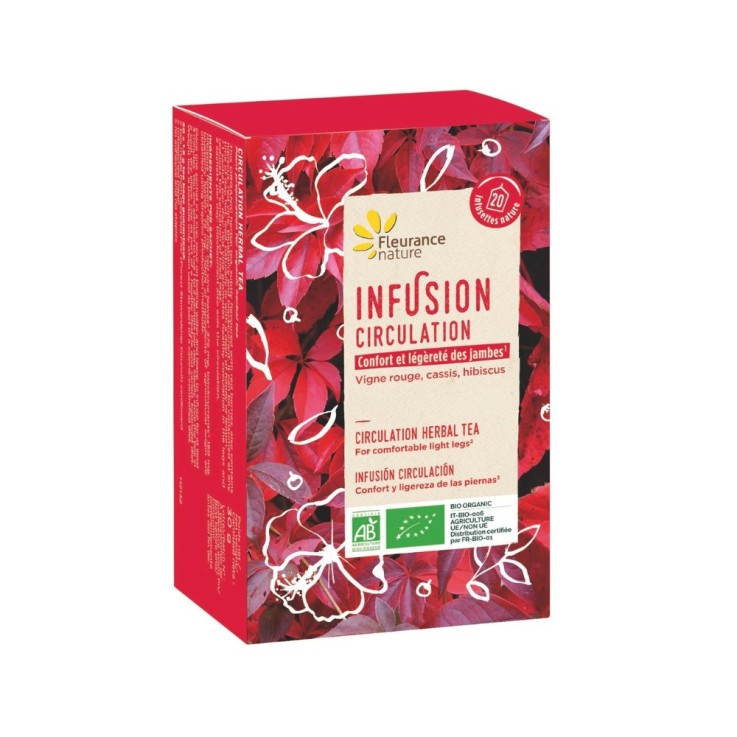 Infusions Circulation Jambes légères (20 infusettes) Bio
