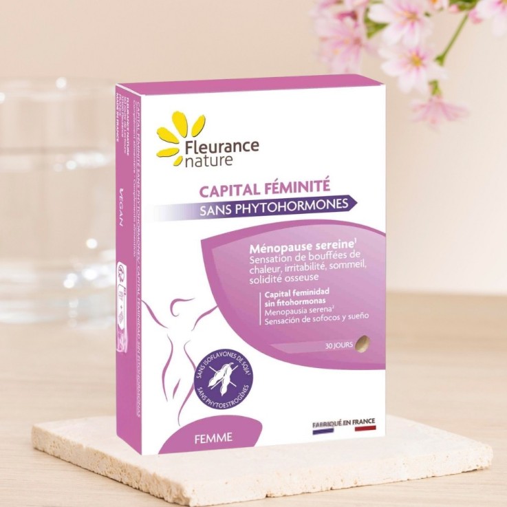 Capital féminité sans phytohormones - Ménopause sereine (60 comprimés)