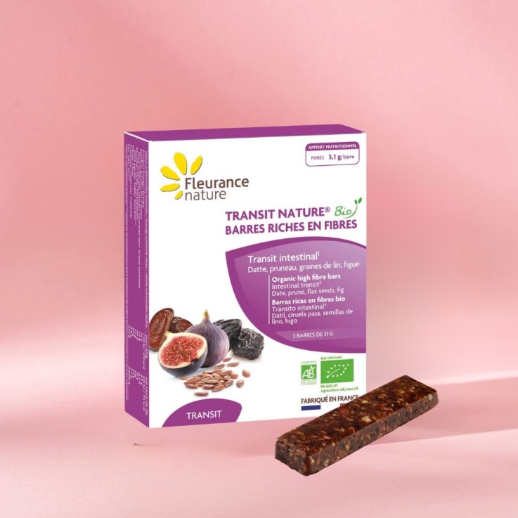 Transit Nature® Barres riches en fibres (3 barres) Bio