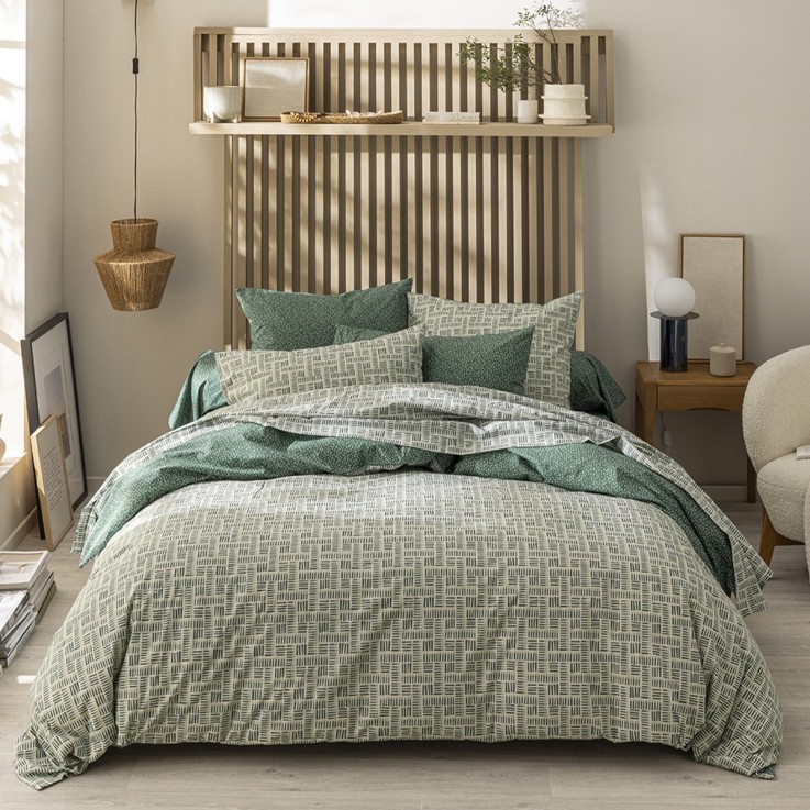 Housse de couette imprimée en viscose de bambou, GABRIEL