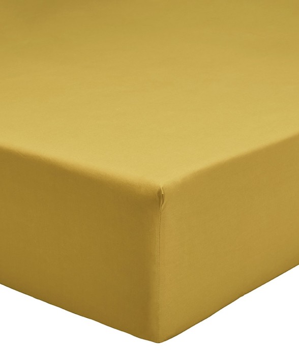 Drap housse uni en percale...