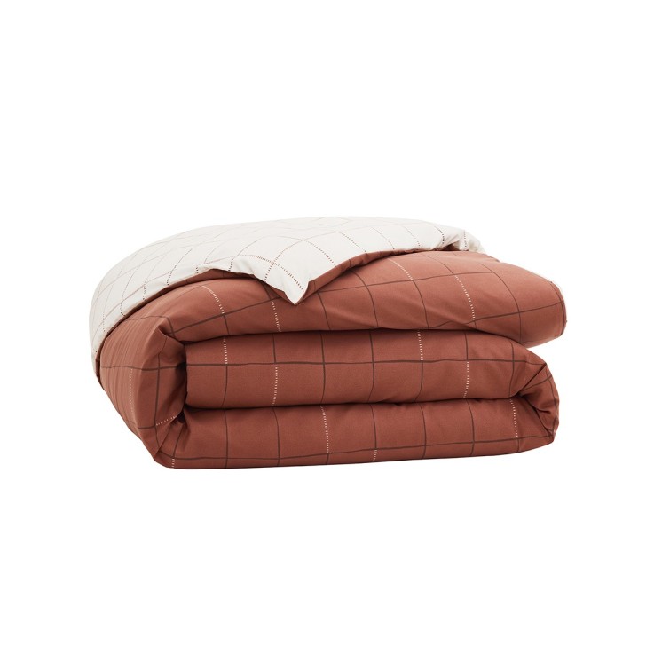 Housse de couette imprimée en polyester recyclé, DIEGO