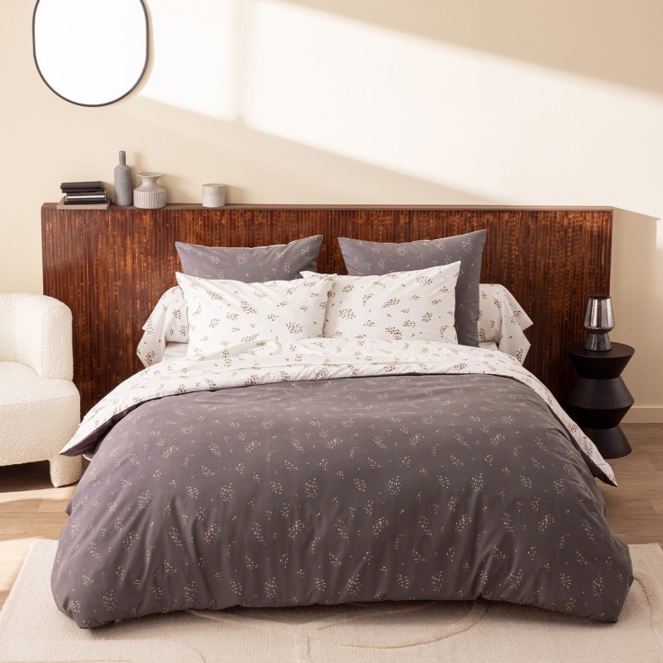 Housse de couette imprimée en polyester recyclé, AMALIA