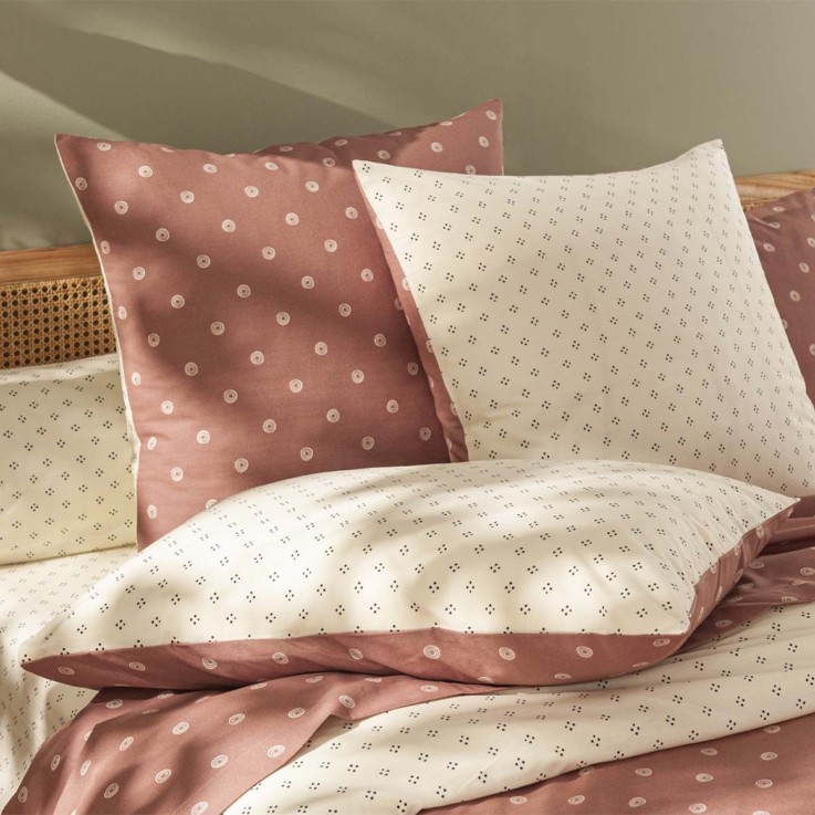 Housse de couette imprimée en viscose de bambou, EMIKO