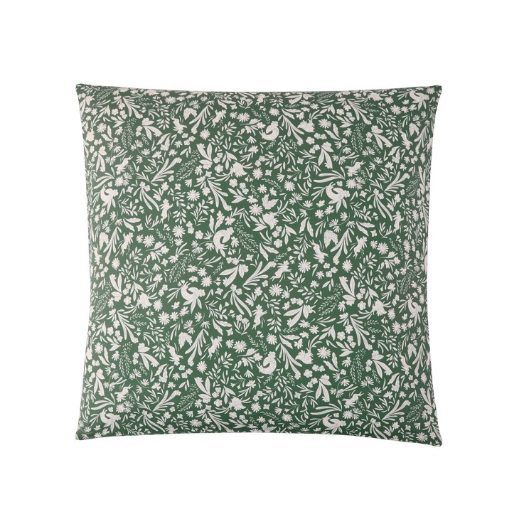 Taie d'oreiller imprimée en percale de coton, SOUS BOIS