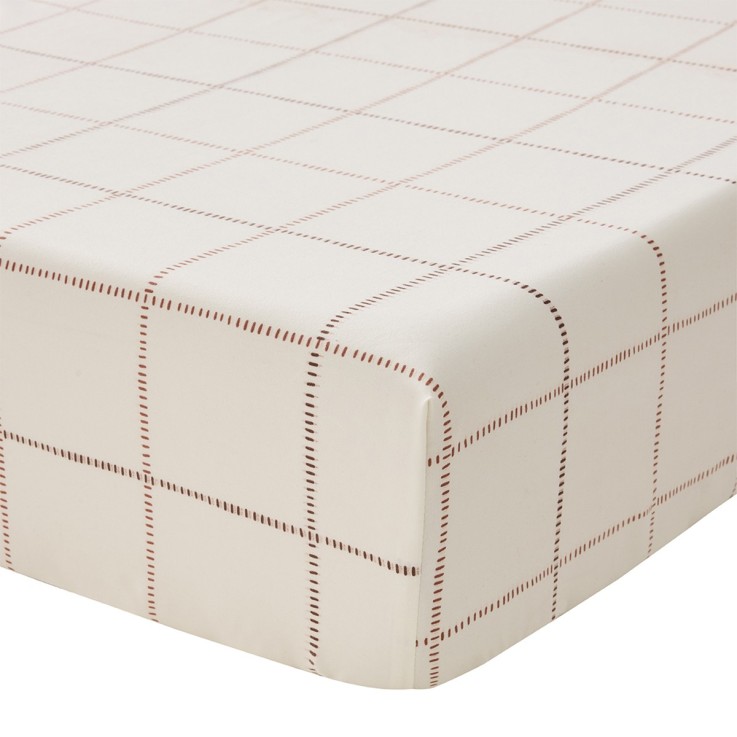 Drap housse imprimé en polyester recyclé, DIEGO